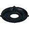 Ekena Millwork Attica Ceiling Medallion (Fits Canopies up to 3 1/2"), 12 3/4"OD x 4"ID x 1/2"P, Night Shade CM12ATNSF - alternate 3